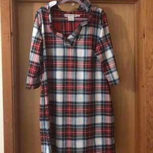 Gretchen Scott Jersey Ruff neck Dress